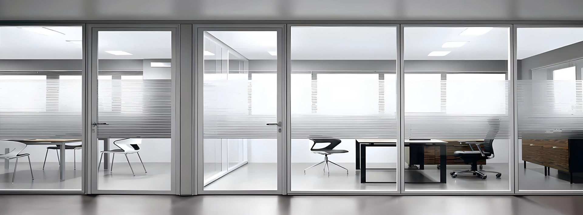 Commercial Glass Partition Door